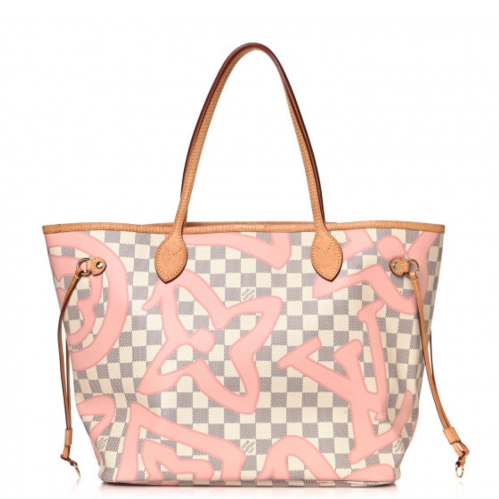 Louis Vuitton Tahitienne Damier Azur Neverfull MM Tote
